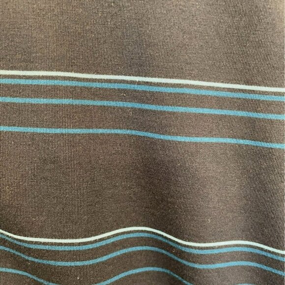 Ashworth EZ Tech Hi Def Men's 3-Button Striped Golf Polo Shirt Size XXL in Black - Picture 5 of 14